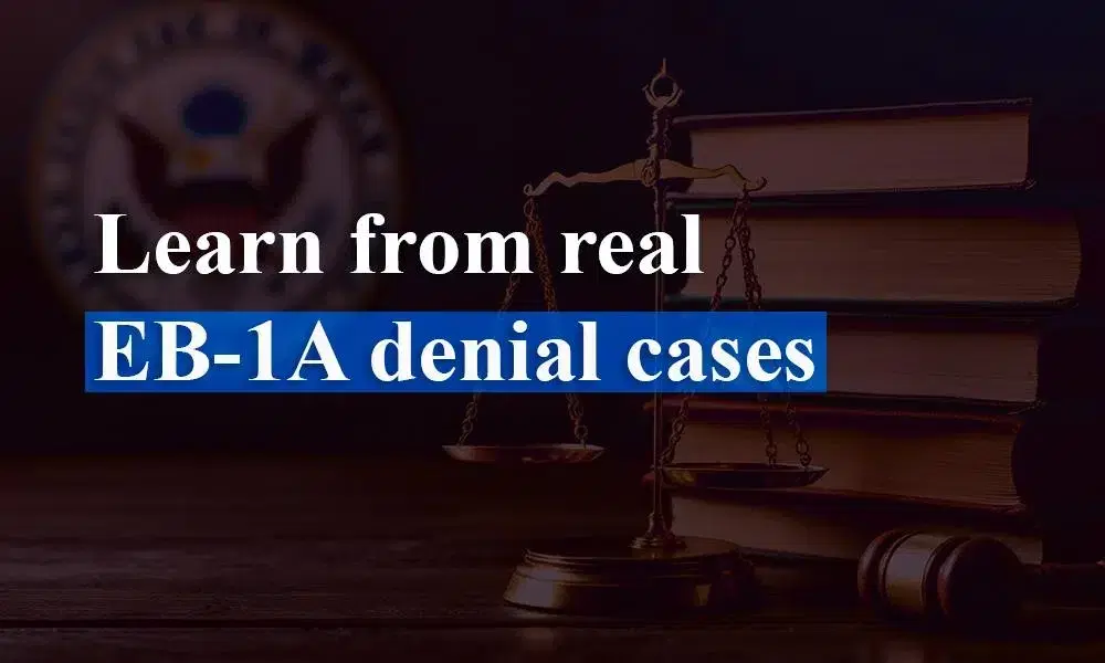 EB-1A Denials: Lessons from USCIS Decisions