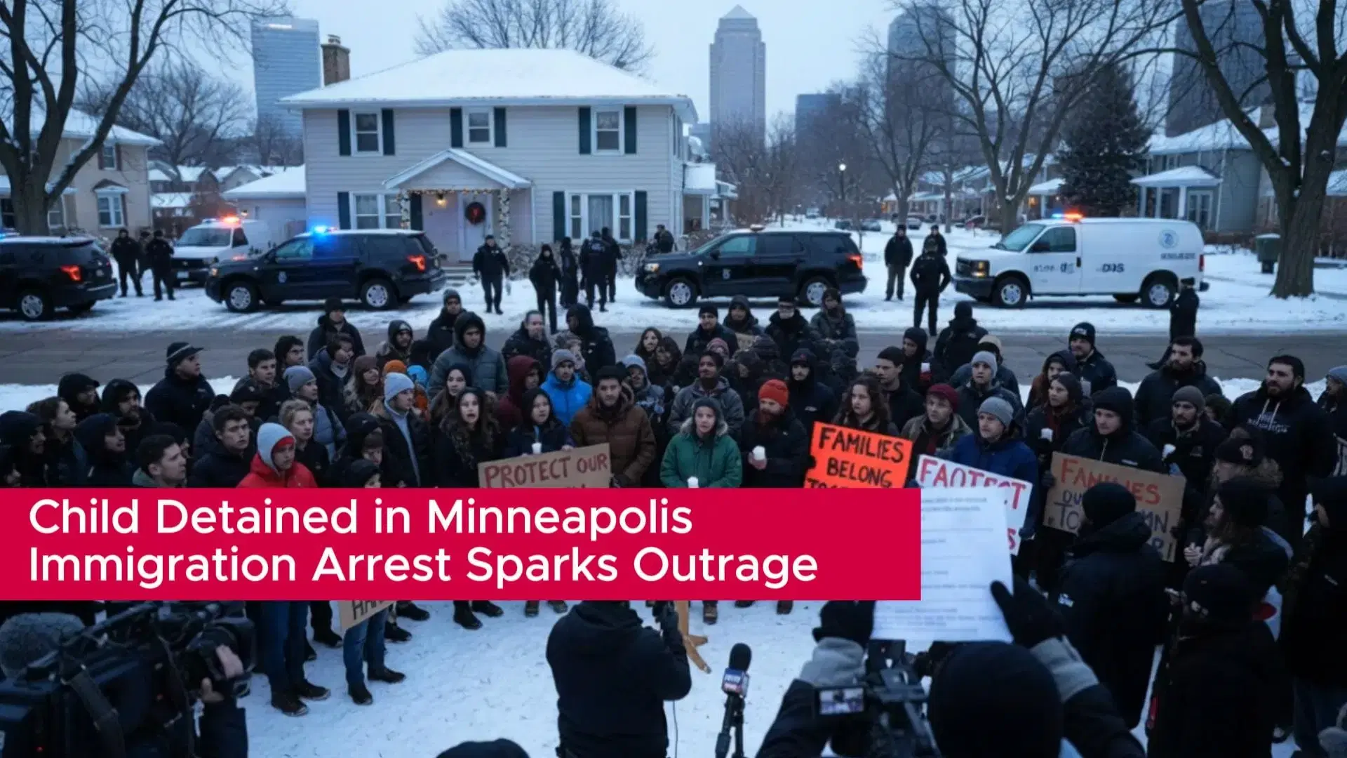 Child Detained in Minneapolis Immigration Arrest Sparks Outrage