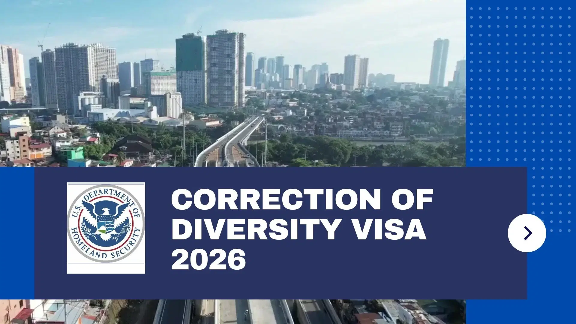 Correction of Diversity Visa 2026