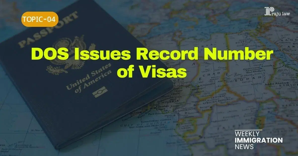 DOS Issues Record Number of Visas