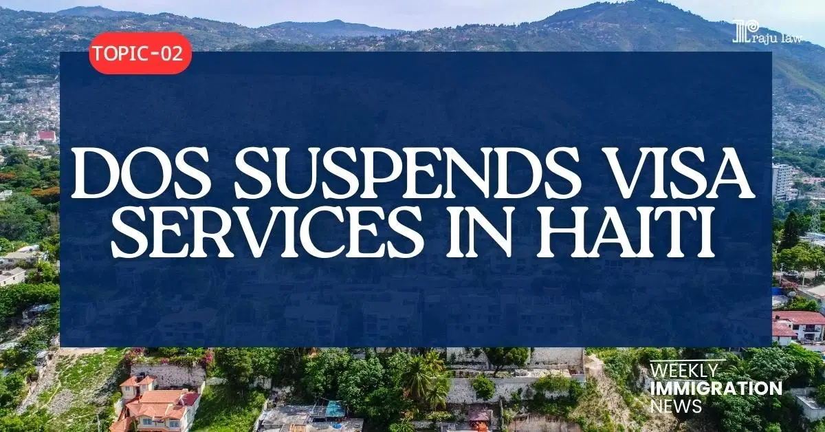 DOS Suspends Visa Services in Haiti