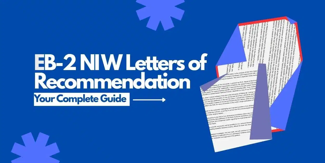 EB2 NIW Letters of Recommendation – A Complete Guide