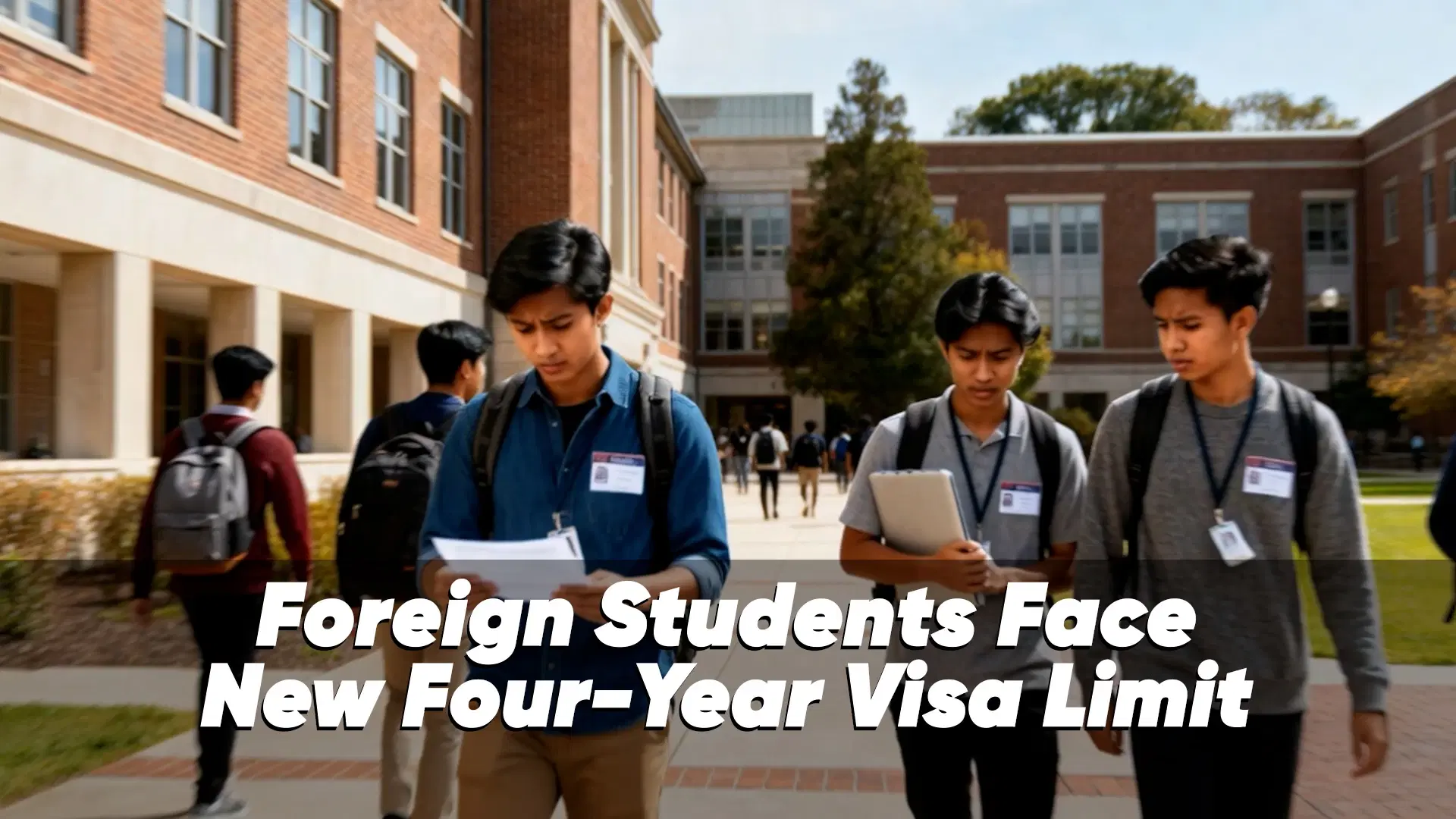 Foreign Students Face New Four-Year Visa Limit
