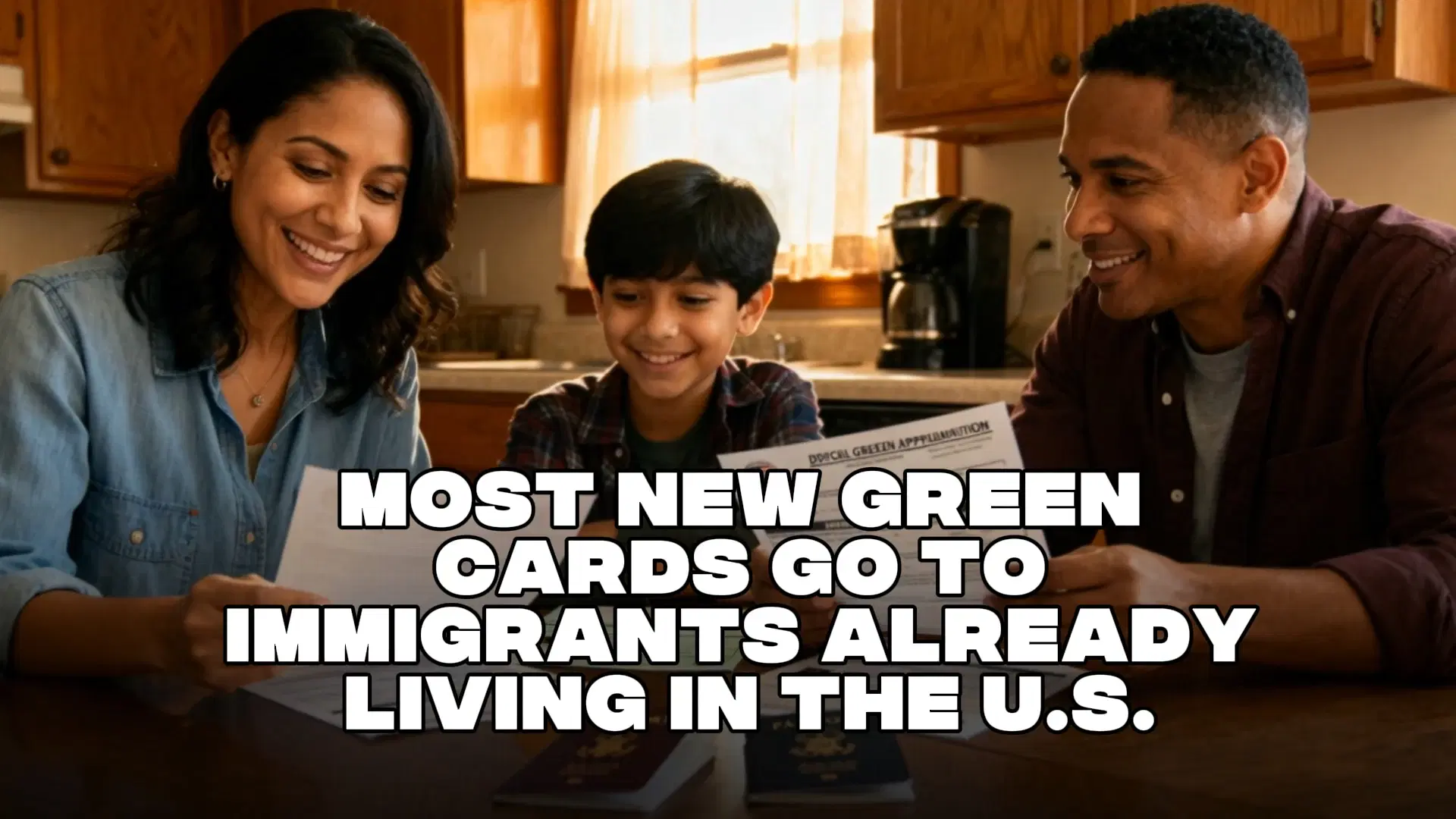 Most New Green Cards Go to Immigrants Already Living in the U.S.
