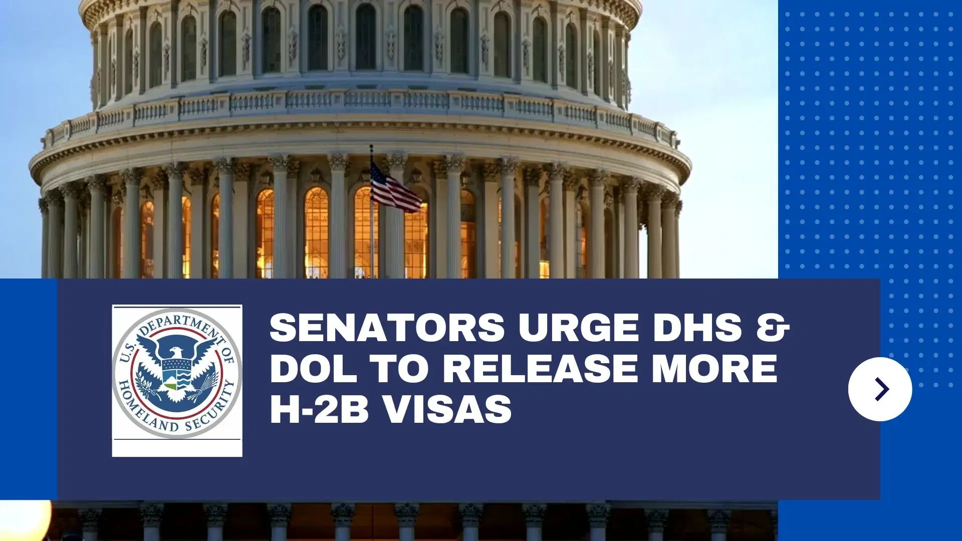 Senators Urge DHS & DOL to Release More H-2B Visas