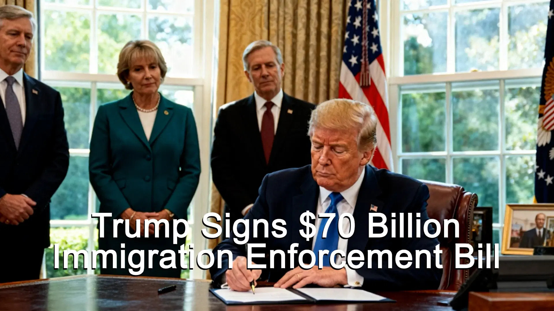Trump Signs $70 Billion Immigration Enforcement Bill
