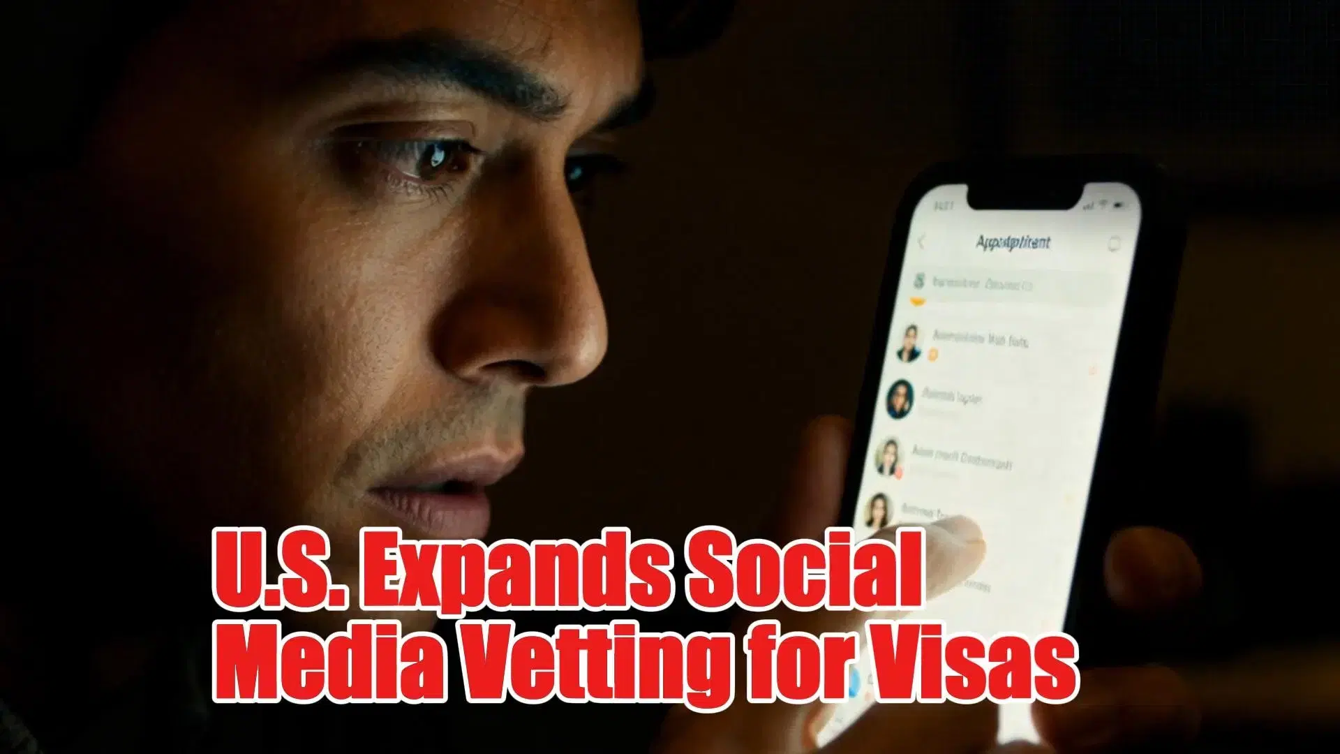 US Expands Social Media Vetting for Visas