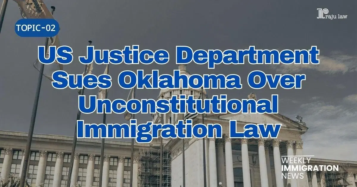 US Justice Department Sues Oklahoma Over Unconstitutional Immigration Law