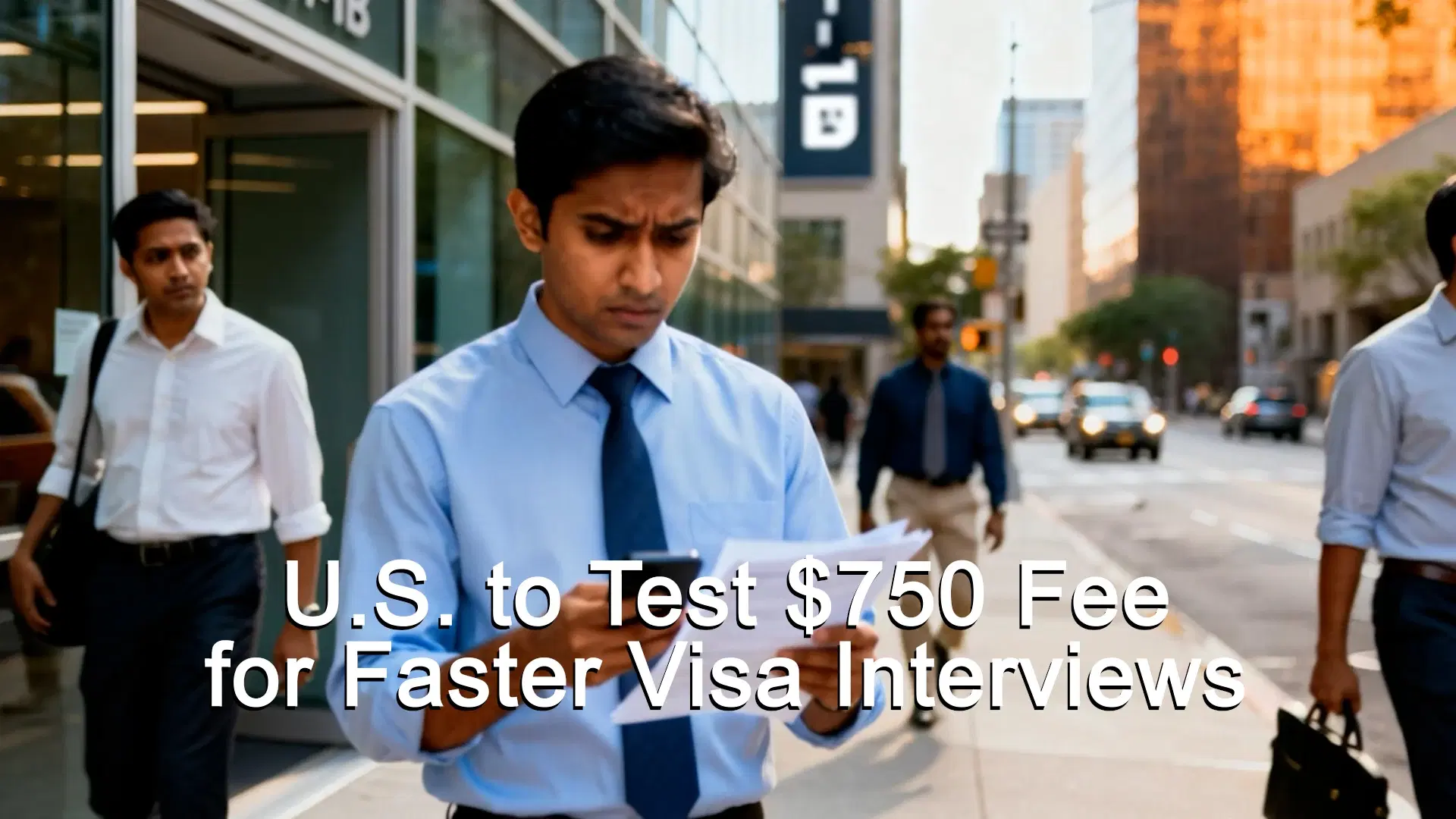U.S. to Test $750 Fee for Faster Visa Interviews