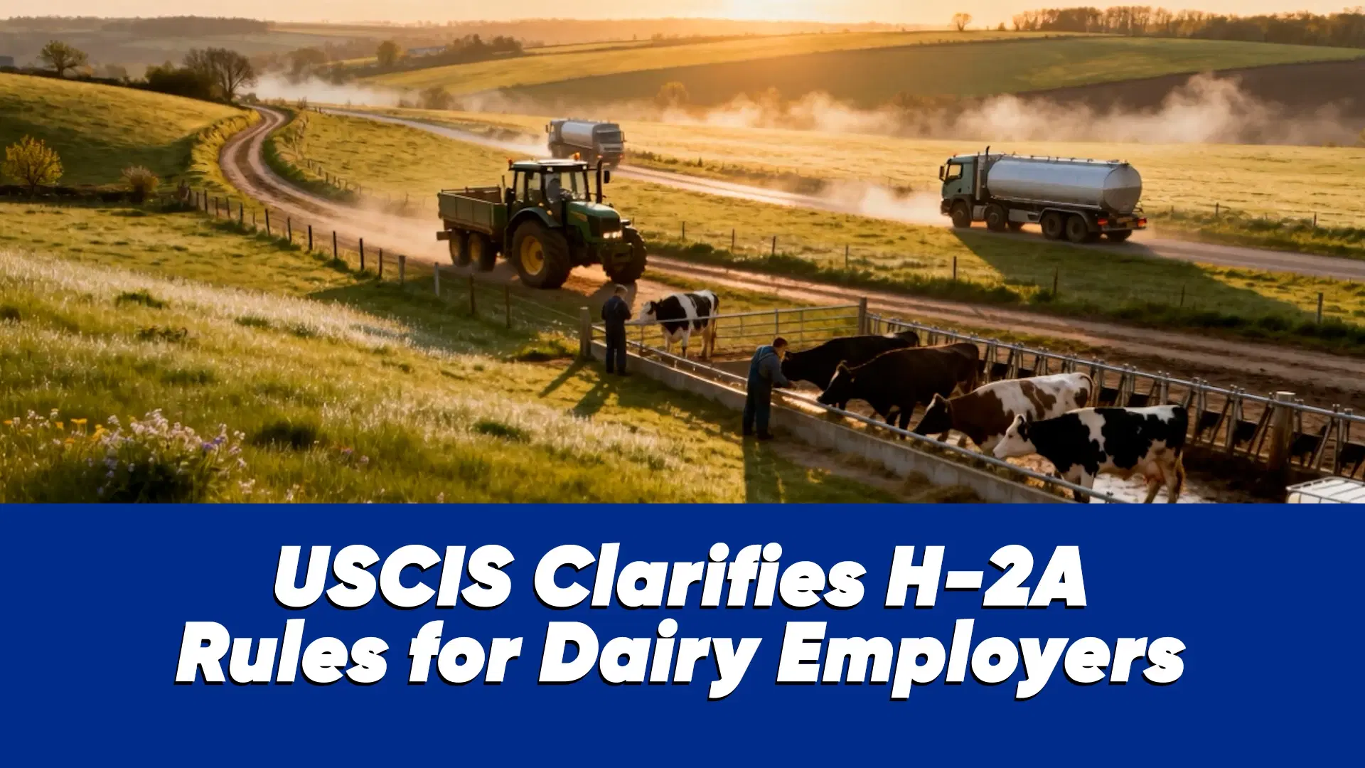 USCIS Clarifies H-2A Rules for Dairy Operations