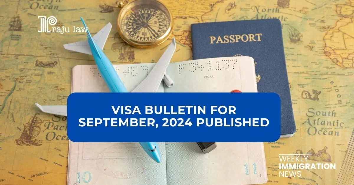 Visa Bulletin For September, 2024 Published: Most categories see no movements